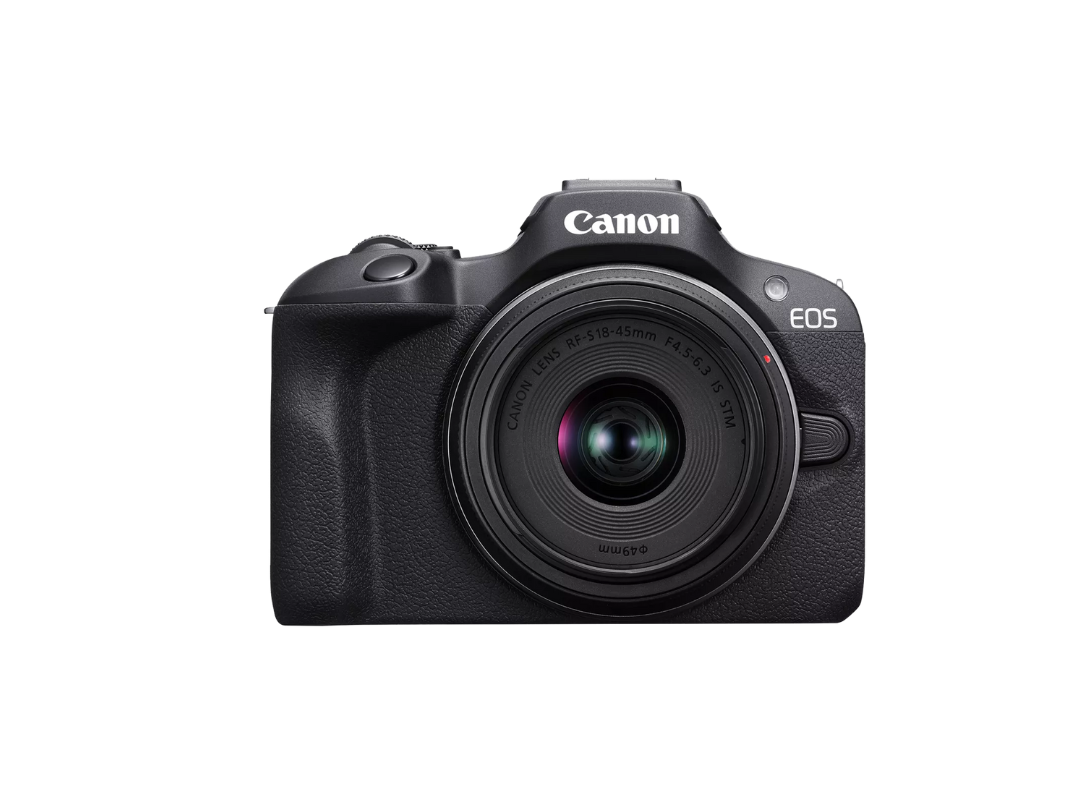 Buy Canon EOS R100 Camera Kit with RF-S18-45mm Lens in Qatar Buy Canon EOS R100 Camera Kit with RF-S18-45mm Lens in Qatar